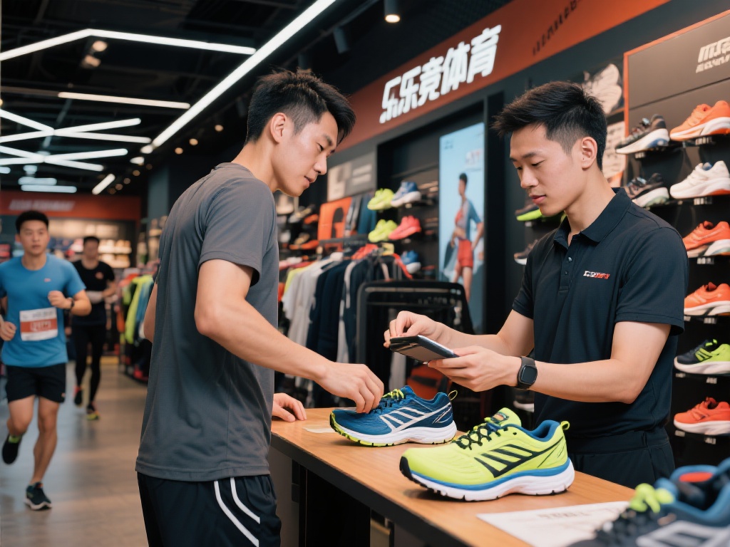 除了优质的产品，乐竞体育店铺还注重为顾客提供贴心的