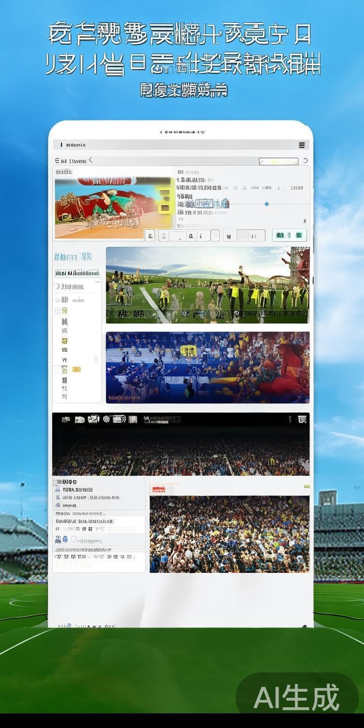 一个优秀的体育资讯平台，必须拥有直观简洁的界面设计